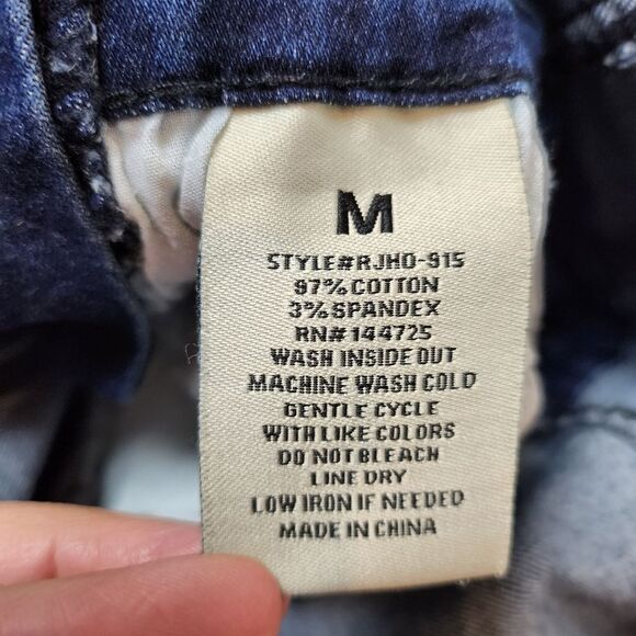 American Bazi Overalls Denim Distressed Size Medium - Picture 7 of 12